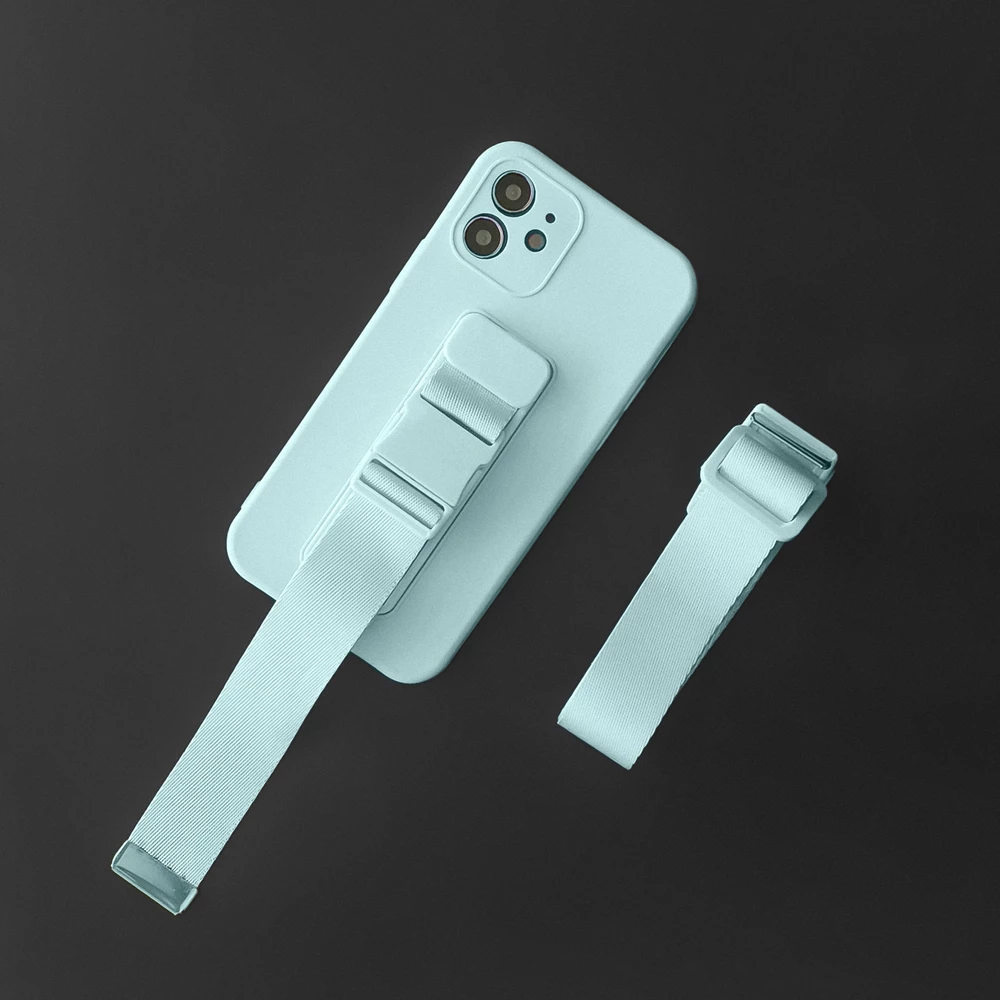 Ovitek s vrvico Hurtel za Xiaomi Redmi Note 10 5G / Poco M3 Pro, modra