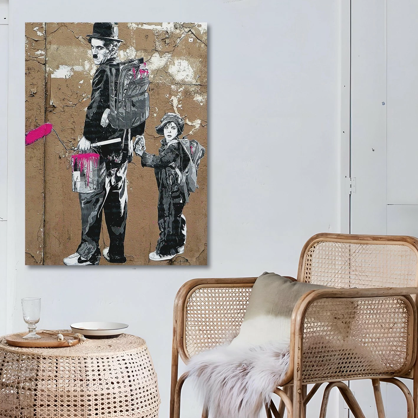 Dekorativna slika na platnu, Wallity KNV4488_5070, večbarvna, 50 x 70 cm