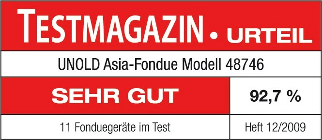 Set za fondue, 6 oseb, 2 L, črn, UNOLD 48746