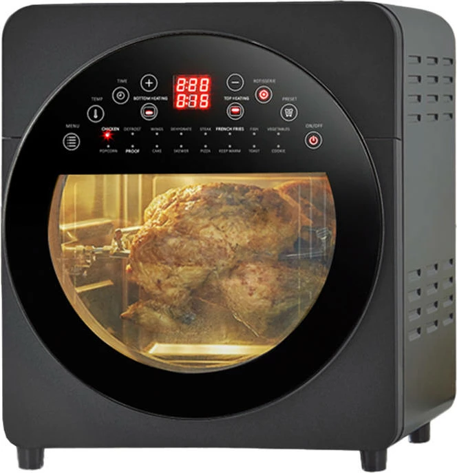 Friteza na vroč zrak Leacco AF016, 14 l, 1700 W, črna