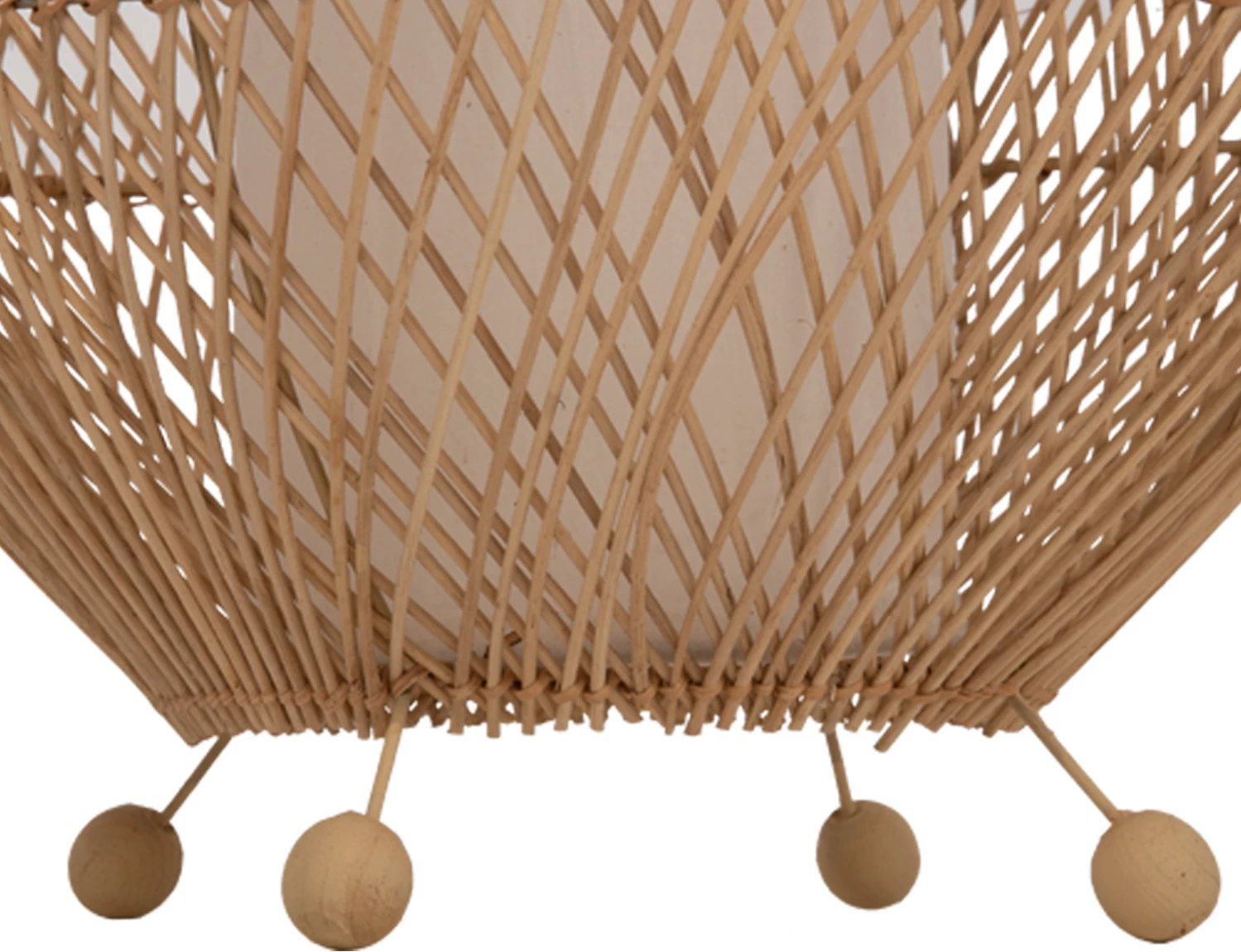 Talna svetilka iz ratana v naravni barvi FH7835 Φ55x101Hcm