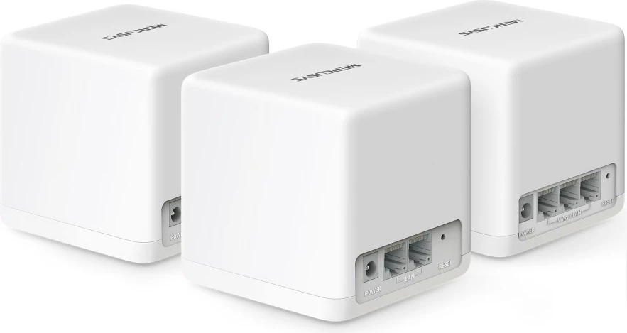 Mesh sistem WiFi 6 AX1500 H60X, Mercusys, 3-pack, bel