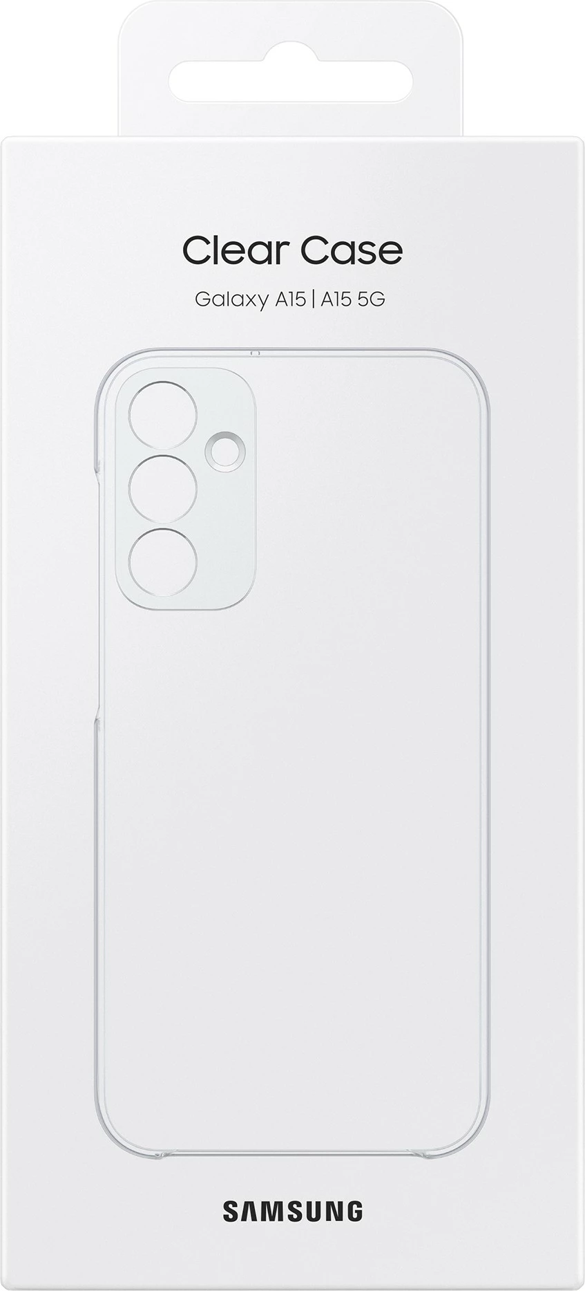Transparenten ovitek za Samsung Galaxy A15 5G, 16,5 cm (6,5)