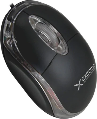 Optični miš 1000 DPI, Titanum XM102K, USB-A, črn