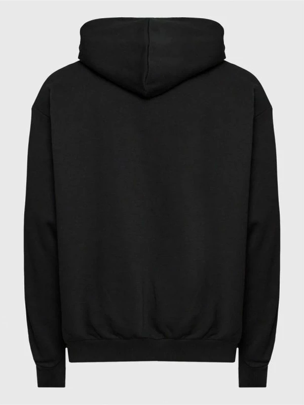 Duks CHEST SIGNATURE ESSENTIAL ZIP HOODIE, Karl Kani, črn