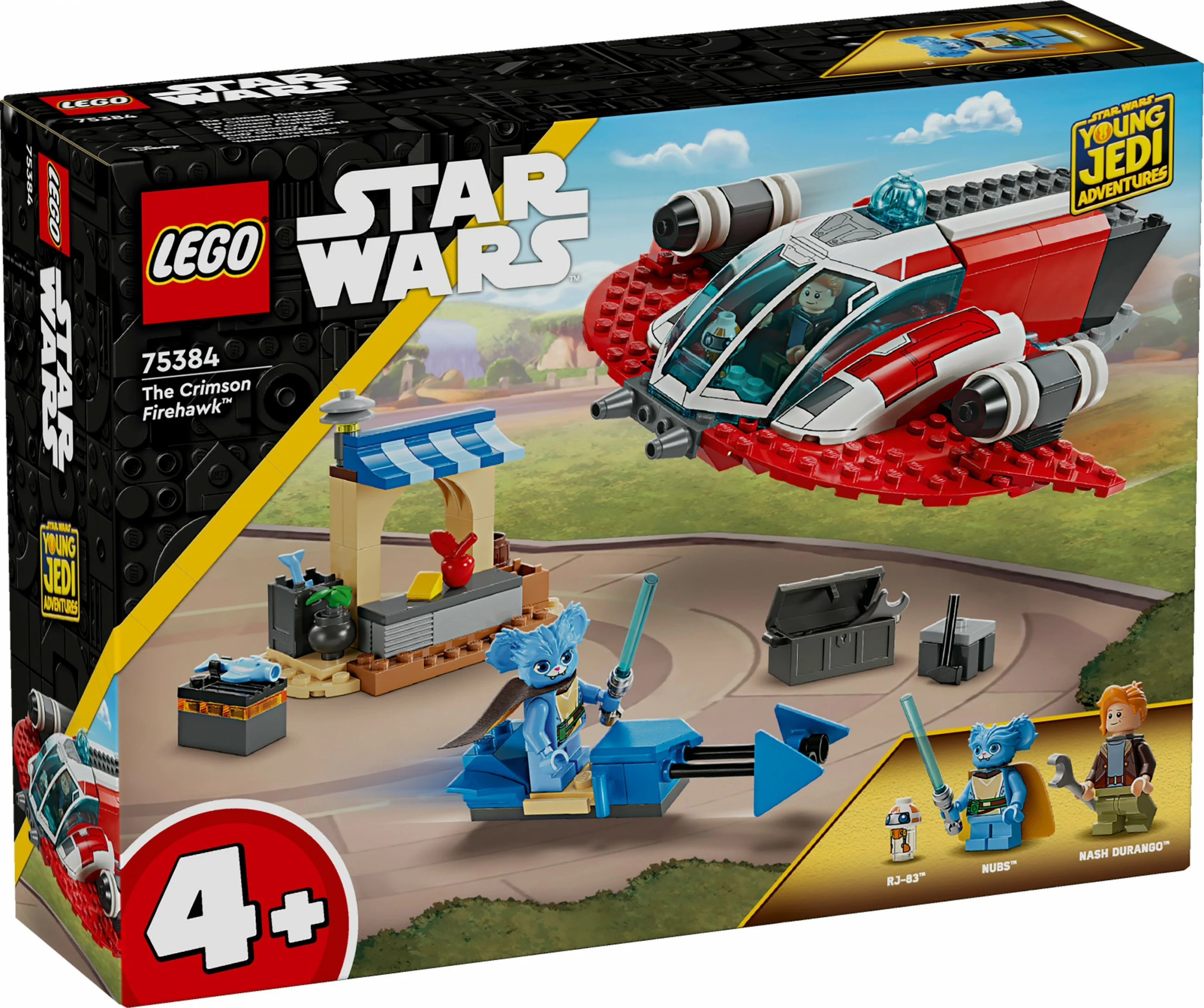 Gradbeni set The Crimson Firehawk LEGO Star Wars, 136 kosov, večbarven