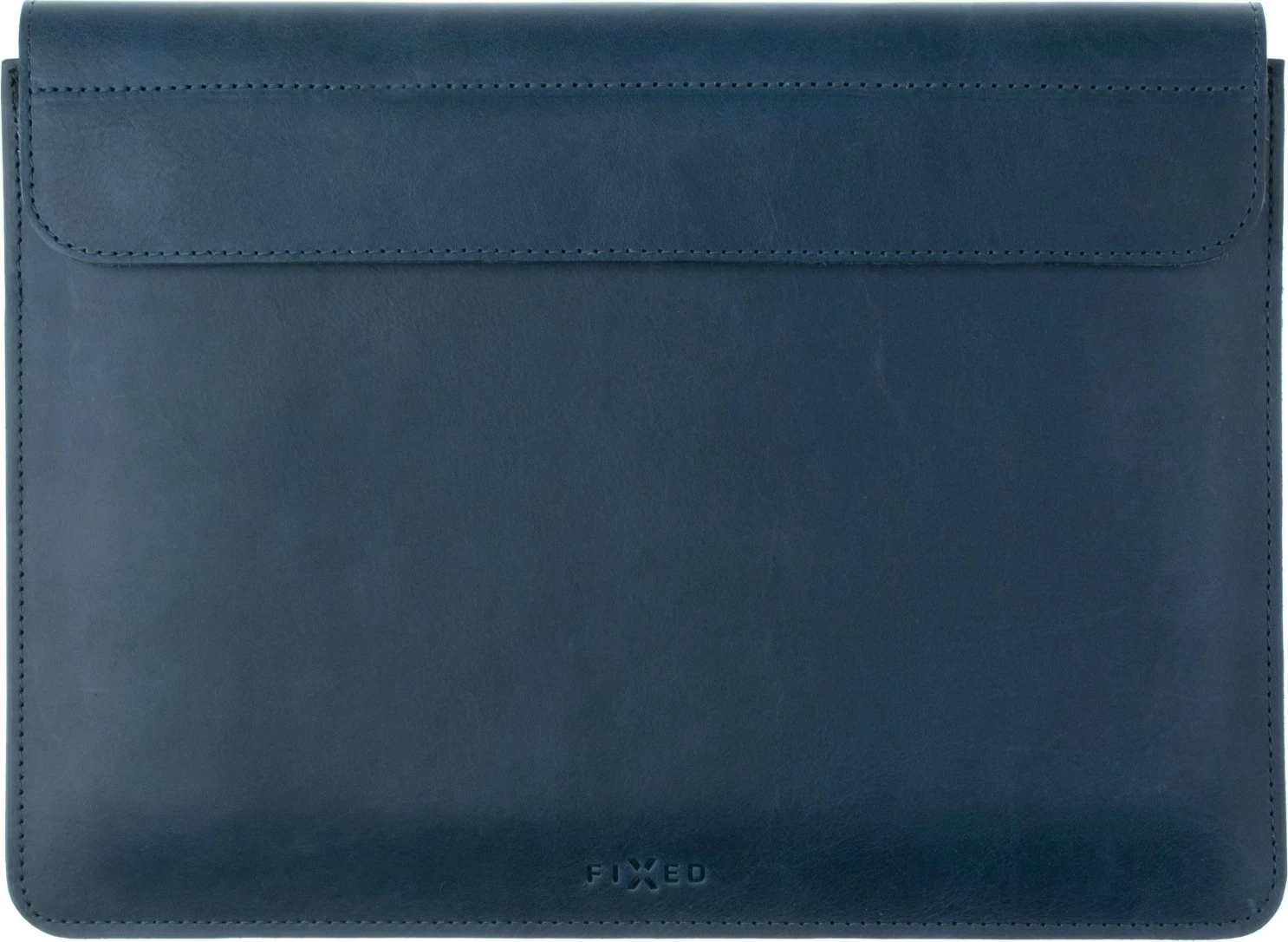 Ovitek iz usnja Fixed za MacBook 12", moder