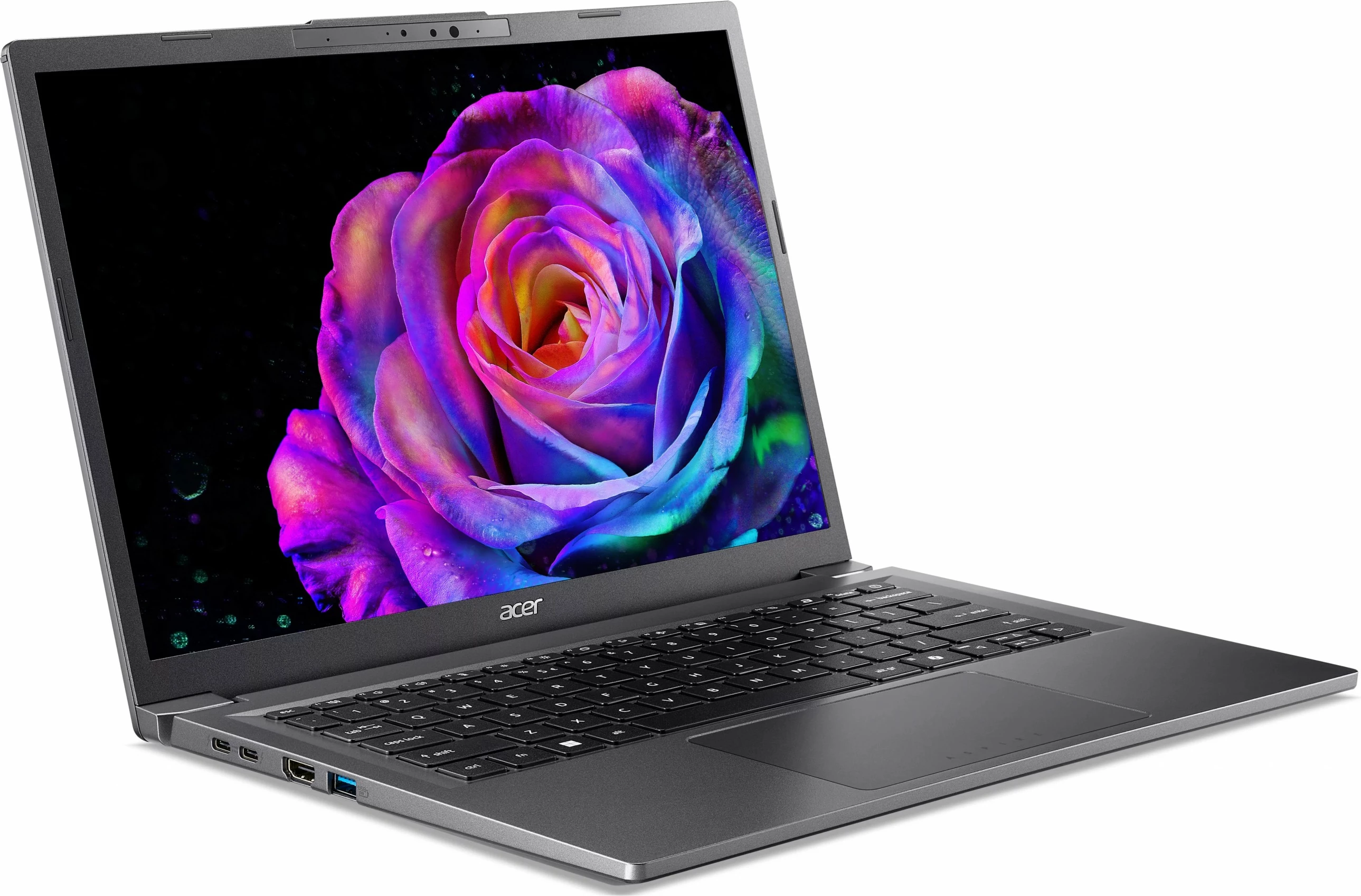 Prenosnik 14" WUXGA, Intel Core Ultra 5 226V, 16 GB/512 GB, temno siv Acer Aspire 14 AI A14-52M-55NH