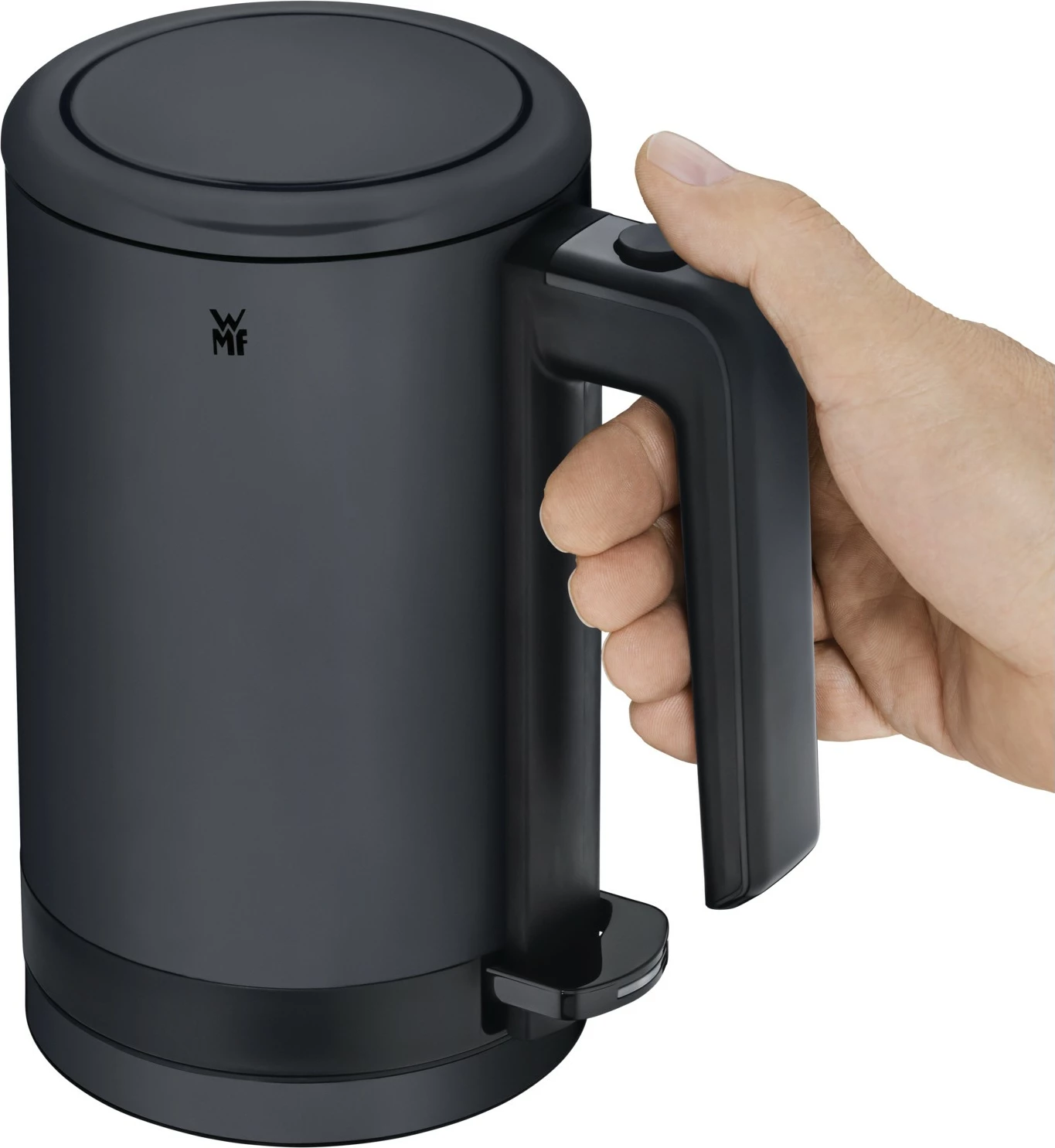 Električni čajnik 0,8 L, 1800 W, črn, nerjaveče jeklo WMF KITCHENminis 0413140071