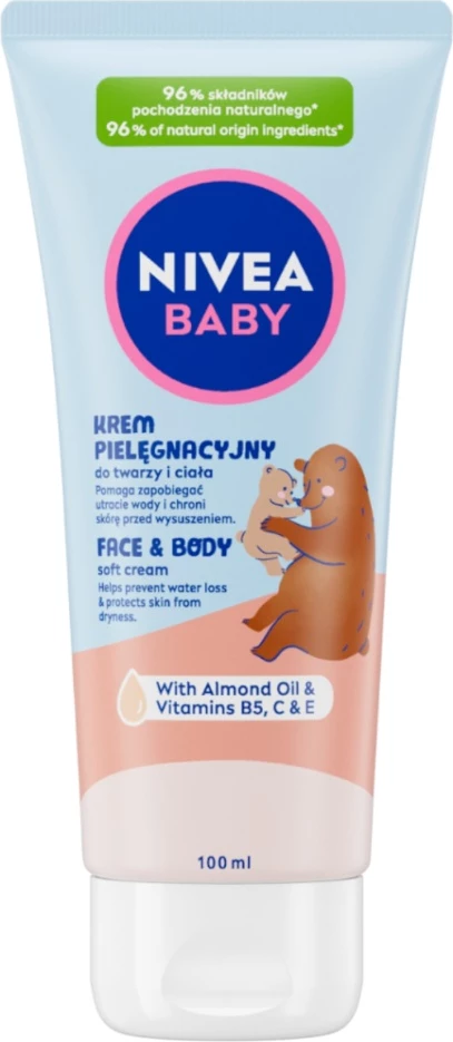 Krema za otroke Nivea Baby Care, 100 ml