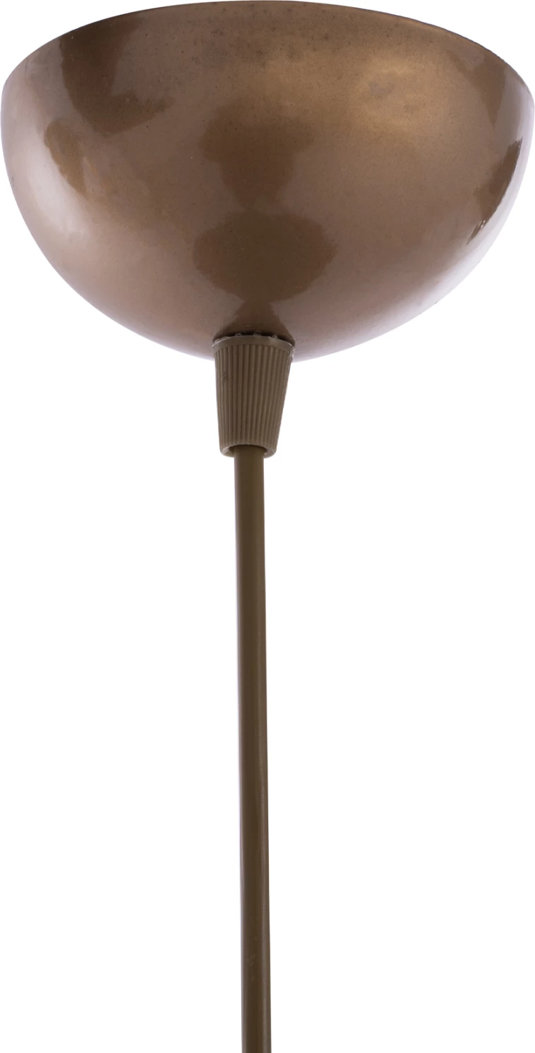 Stropna viseča svetilka temno zelena kapa-zlati obešalnik Φ43x55Hcm. FH7649.03