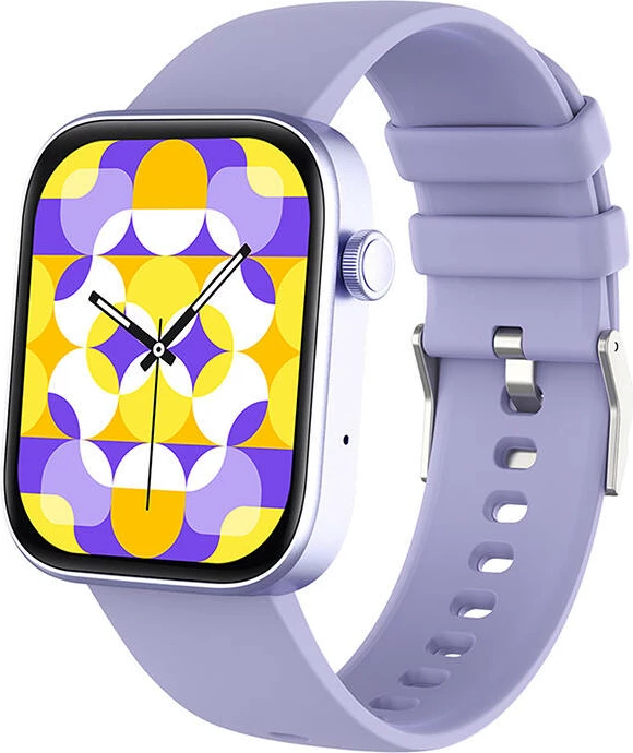 Pametna ura Colmi P71, 1,9" IPS HD, 100+ športnih načinov, vijolična