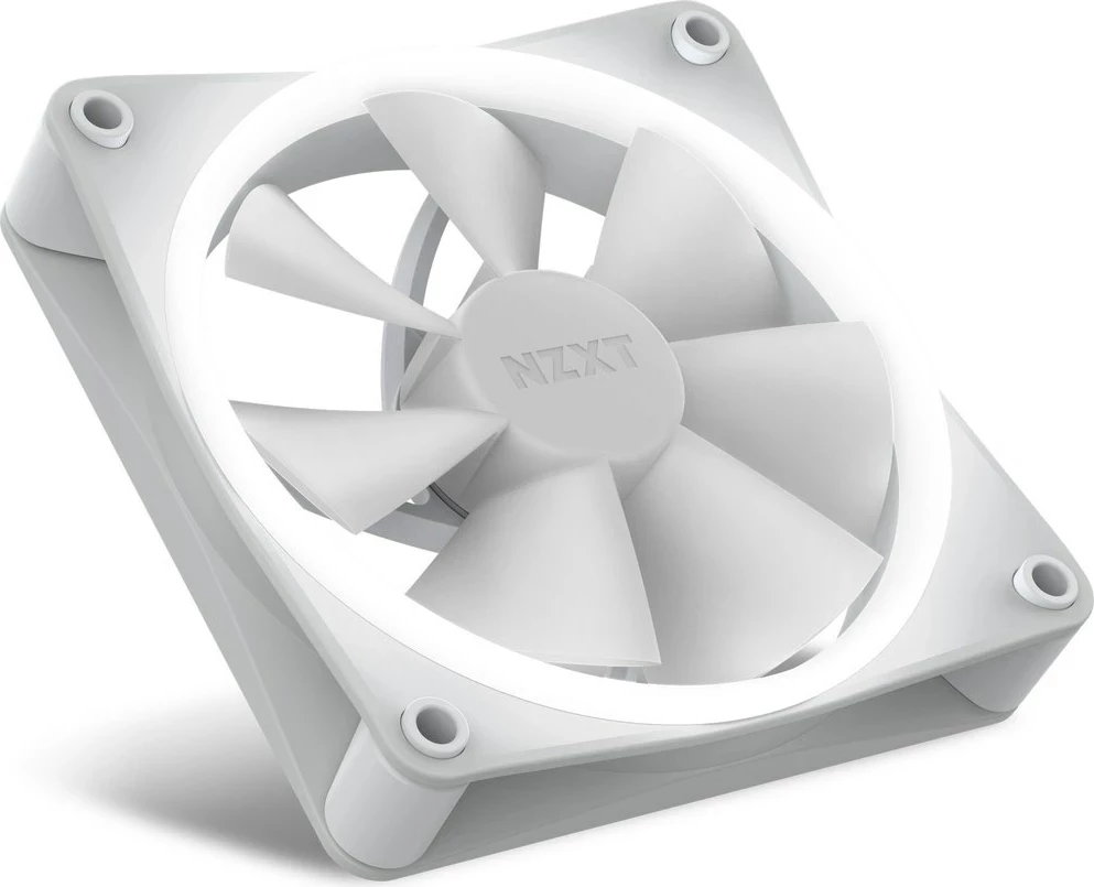 Ventilator za ohišje 12 cm NZXT F120 RGB, bel, 1 kos