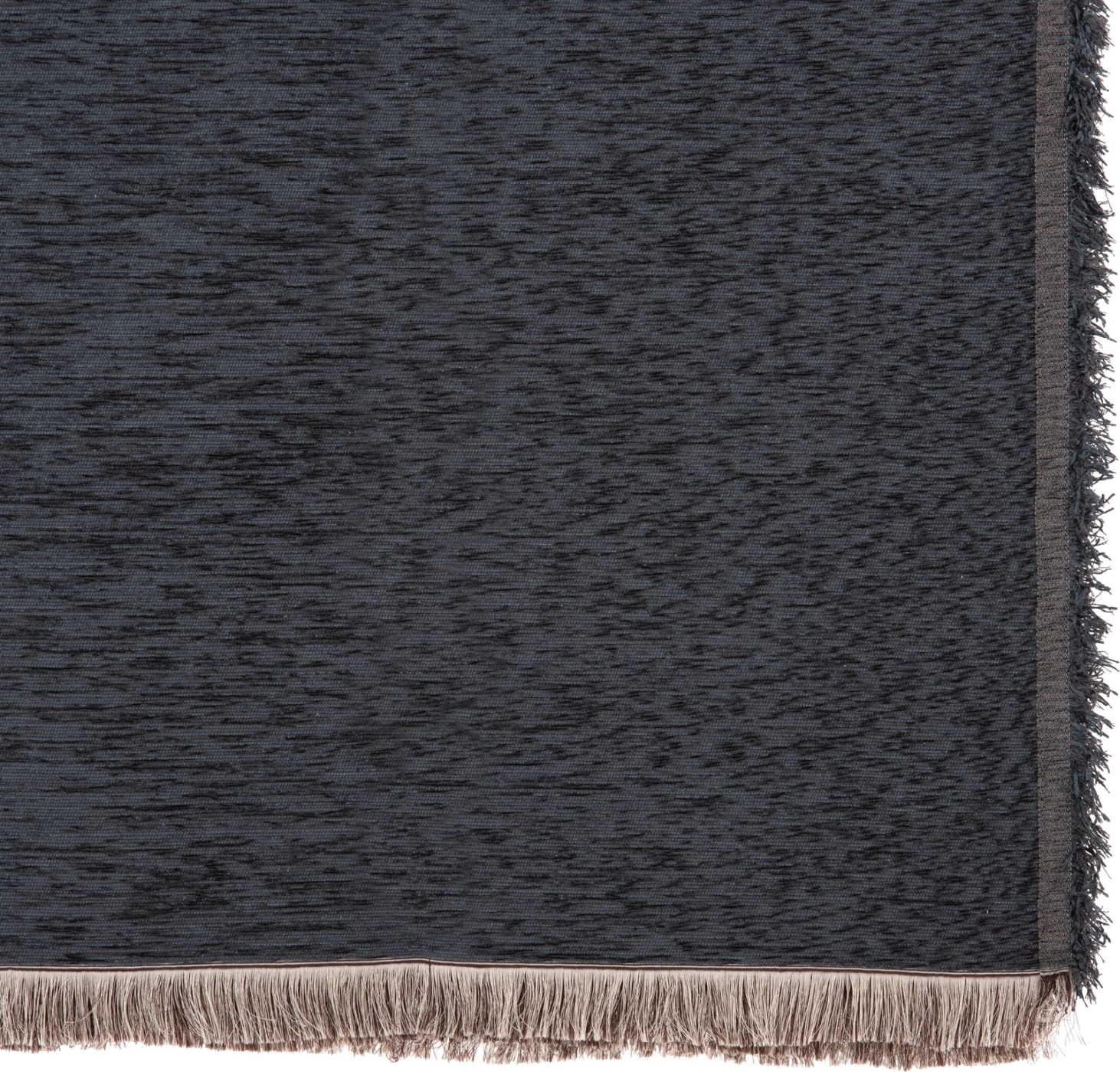 Prevleka za kavč z resicami DREAMTOPIA FH12165.09 v mornarsko modri barvi 295x170 cm