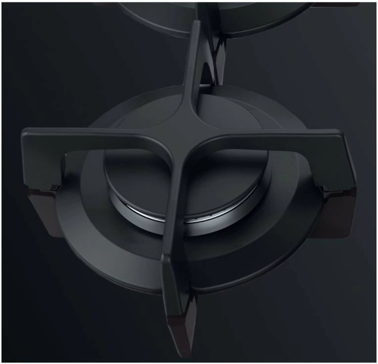 Plinska kuhalna plošča, Whirlpool AKT616NB, 4 gorilniki, steklo, črna