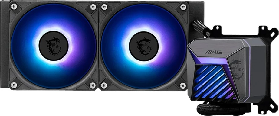 All-in-one vodno hlajenje 240 (2x12 cm), črno MSI MAG Coreliquid A15