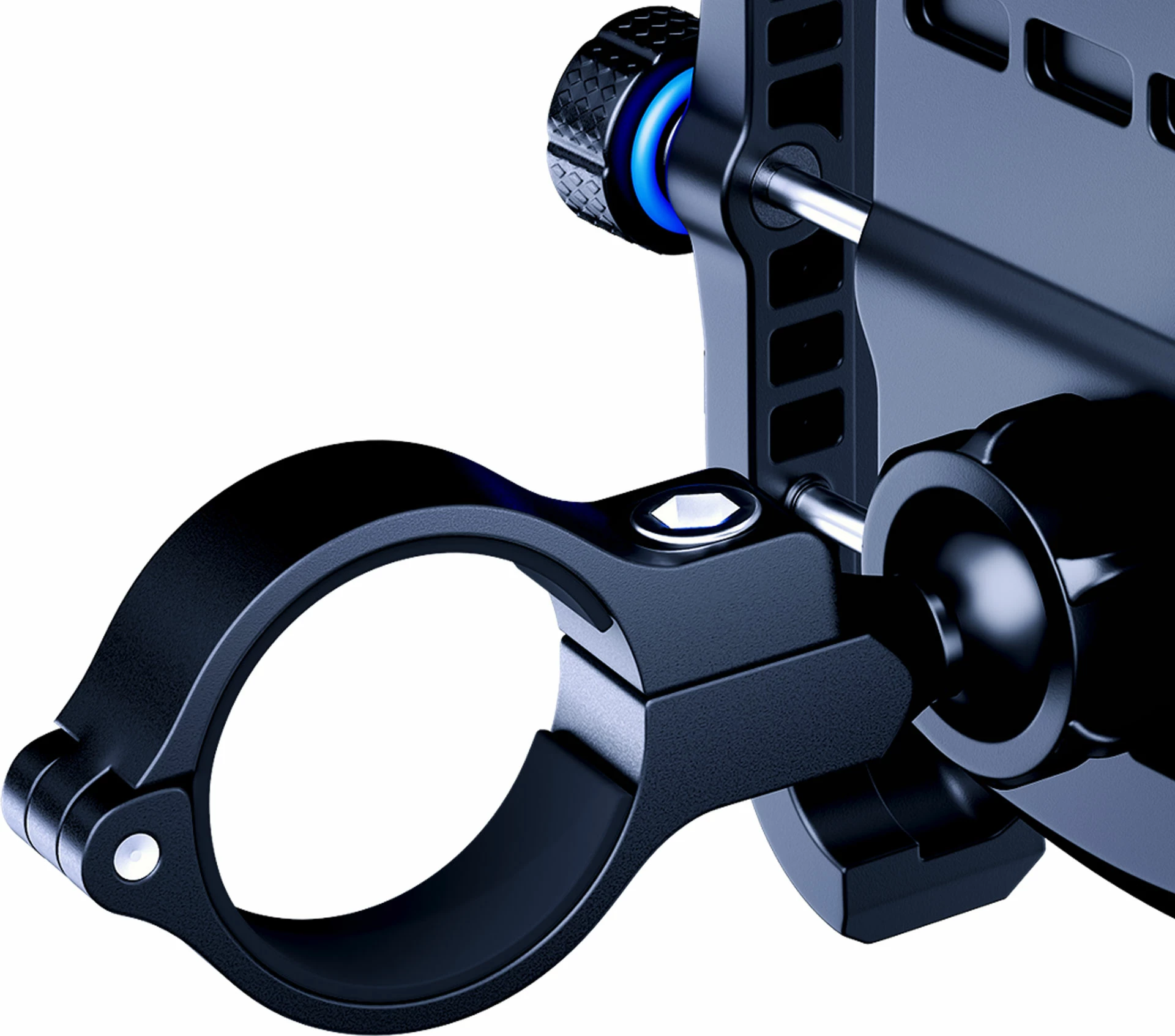 Nosilec za telefon za kolo 3mk Steel Bike Holder, črn