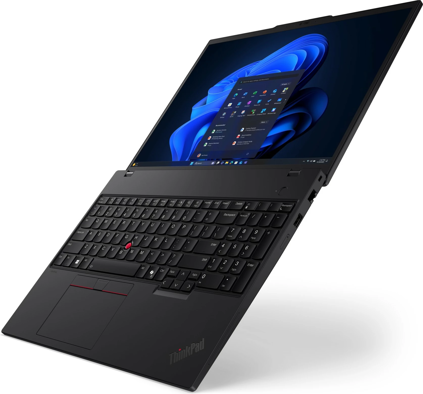 Močan prenosnik Lenovo ThinkPad T16 G4 CU7-255U, 32GB RAM, črn