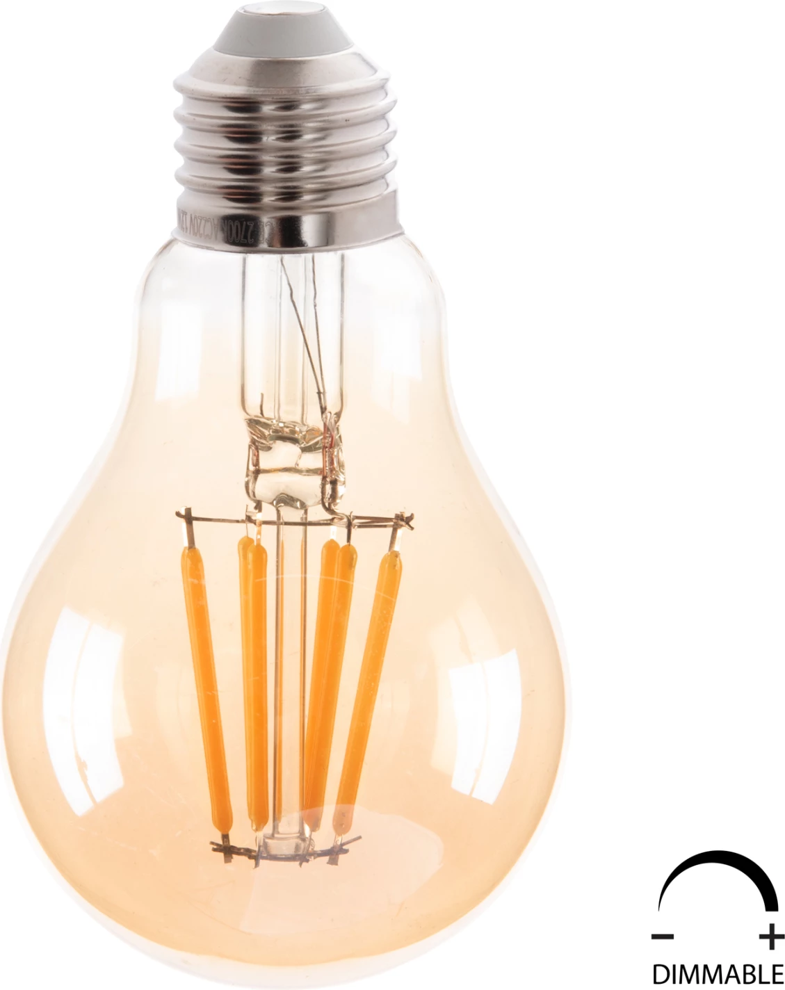LED žarnica FH4045 z nitko 8W E27 3000K zlata zatemnljiva