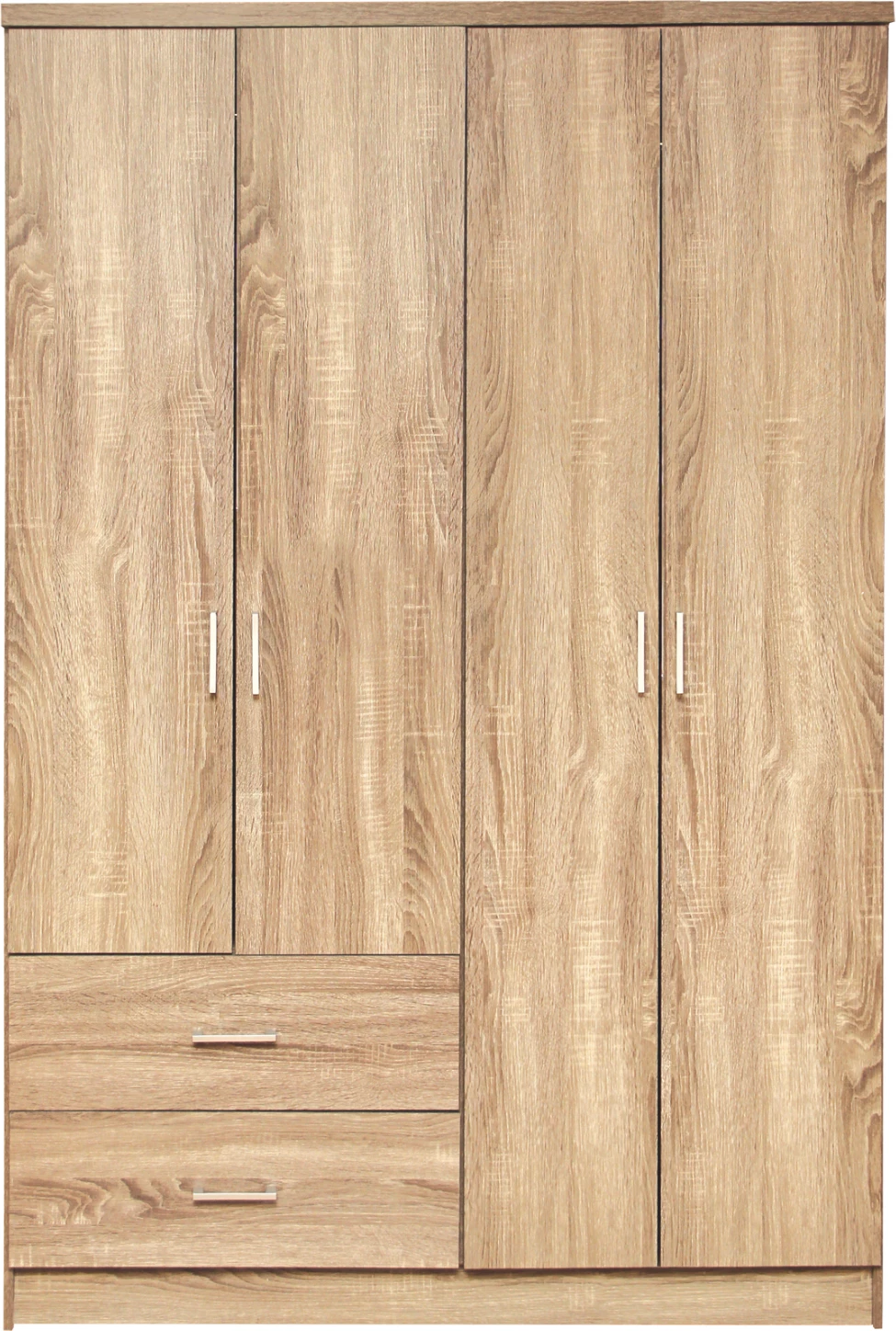 Garderobna omara s 4 vrati in 2 predaloma FH339.02 Sonama 120x42x181