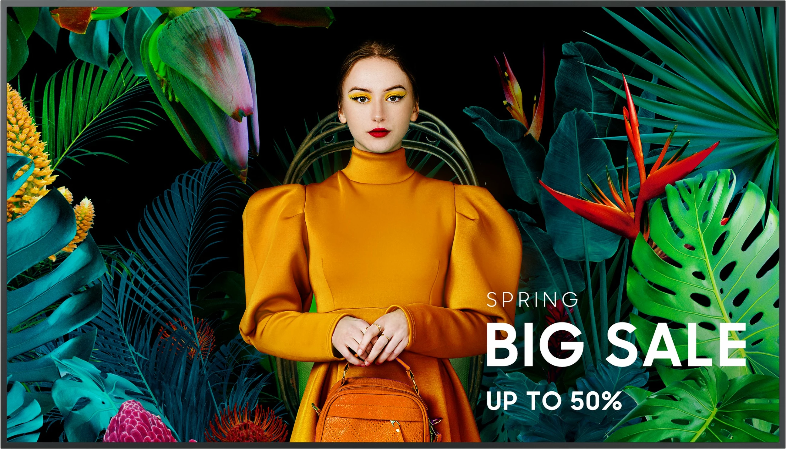 Digitalni panel Samsung QH43C, LCD, 43", 3840 x 2160, Wi-Fi, črn