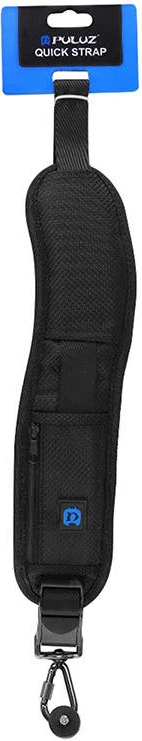 Rame pas za kamero, Puluz PU6001, z hitrim sprostitvijo, črn