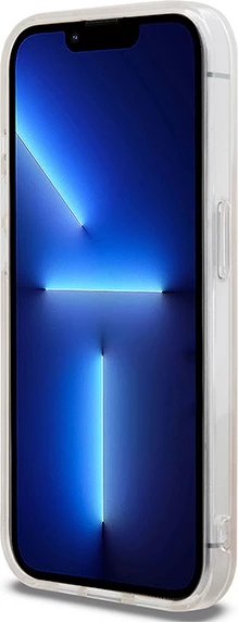 Ovitek z motivom DKNY IML karo in črte za MagSafe za iPhone 13 Pro / 13, rožnat