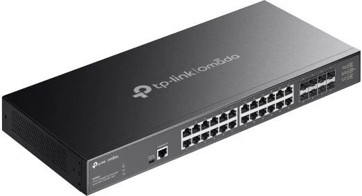 Upravljan switch TP-Link Omada SX3832, L2/L2+, 10G Ethernet, 1U za montažo v rack