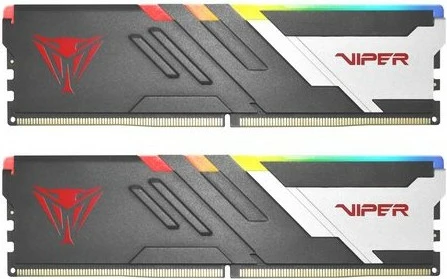 Pomnilnik DDR5 64GB (2x32GB) 5200 MHz, RGB, črn — Patriot Viper Venom