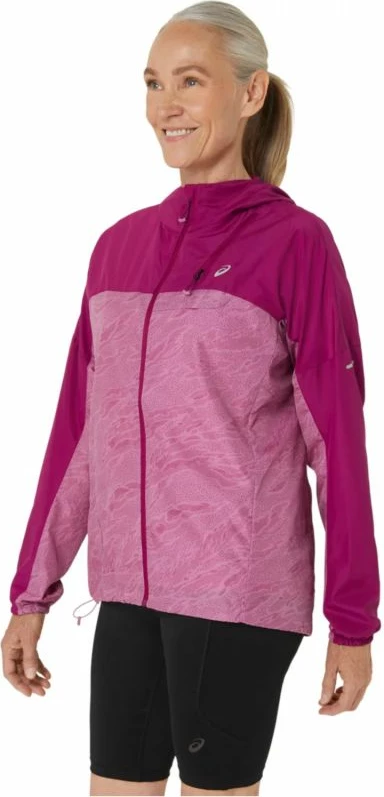 Tekstilna tekaška jakna Asics za ženske, vijolična