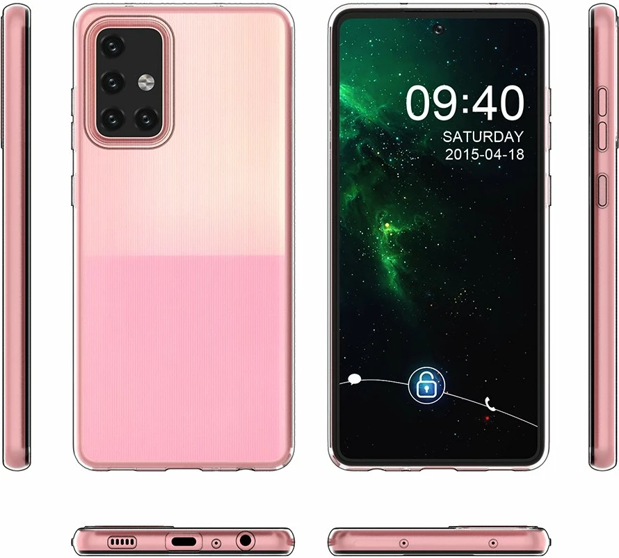 Prozoren ovitek Hurtel Ultra Clear 0,5 mm za Samsung Galaxy A73