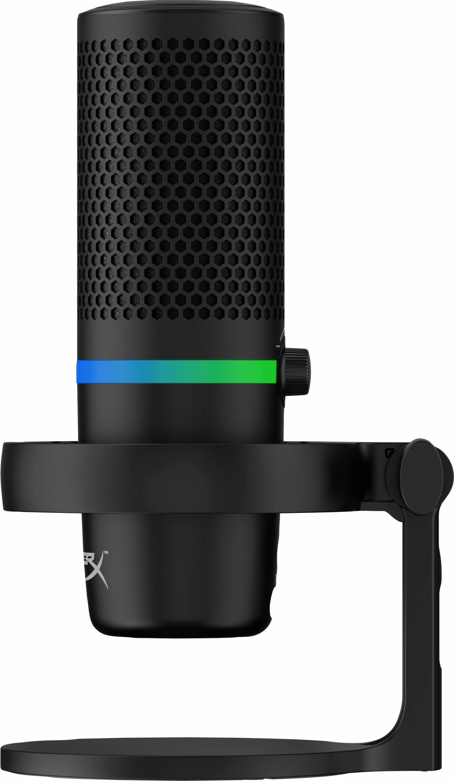 USB mikrofon, HyperX DuoCast 24-bit 96kHz, RGB, črn