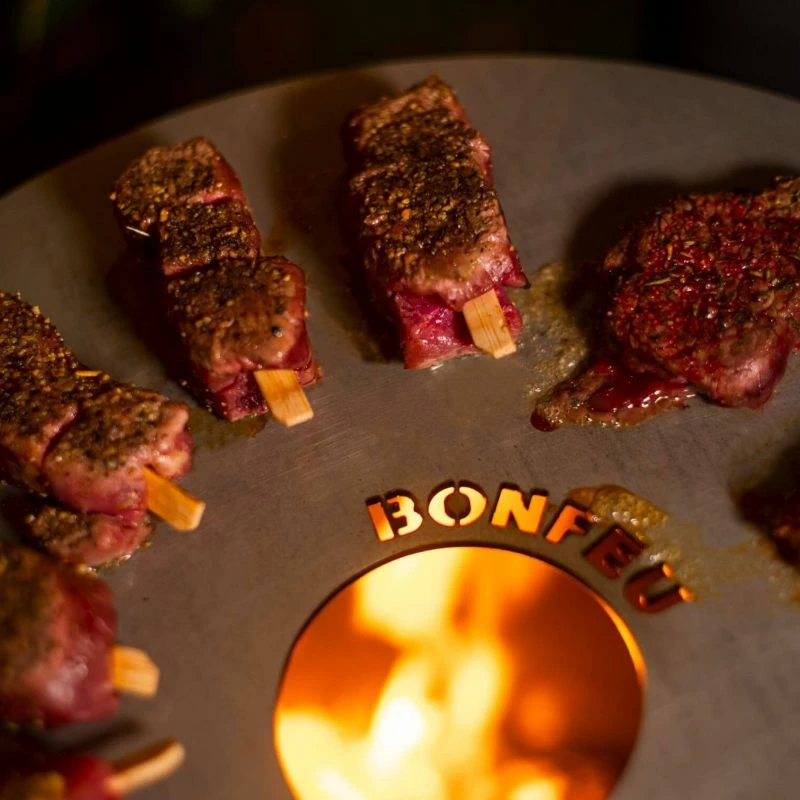 Plošča za plancha za žar Bonfeu, črna