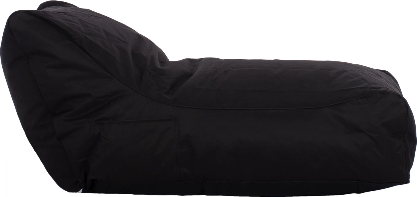 Vodoodporen pouf Bloom FH5111.14, črn, z UV-zaščito, 106x70x61 cm