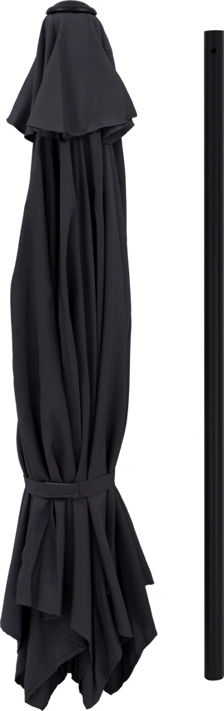 Aluminijasti dežnik 2.50M s 6 kraki sivo platno FH6030.10