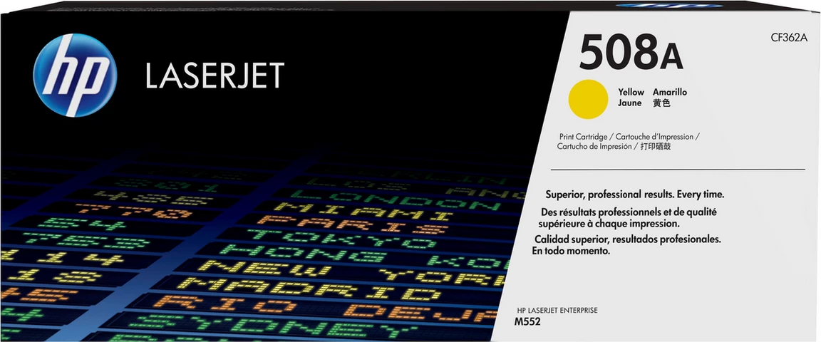 Toner kartuša 508A/CF362A, 5000 strani, standard, rumena, HP