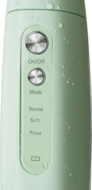 Oralni irigator brez kabla, 4 nastavki, 3 stopnje, bel Haxe RUBIS HX 716