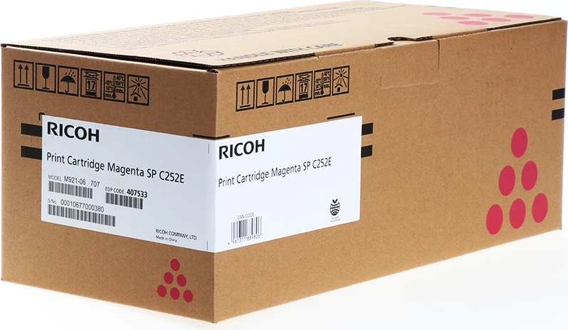 Toner kartuša standardna zmogljivost 4000 strani, magenta Ricoh Type C252E 407533