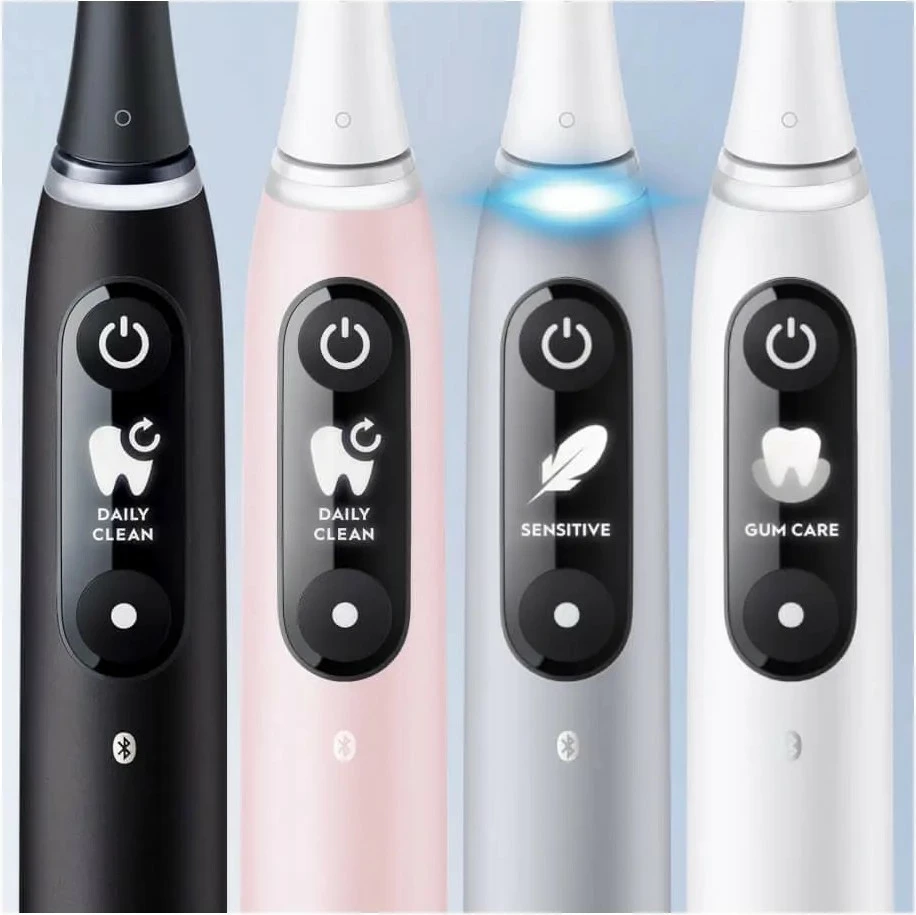Električna zobna ščetka iO Series 6, 5 načinov čiščenja, Oral-B, črna