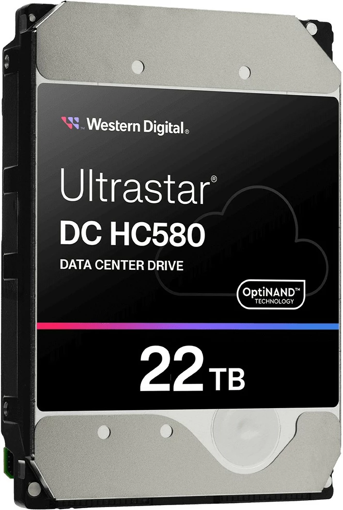Notranji trdi disk 22 TB, 7200 RPM, 3,5", Serial ATA, Western Digital Ultrastar DC HC580