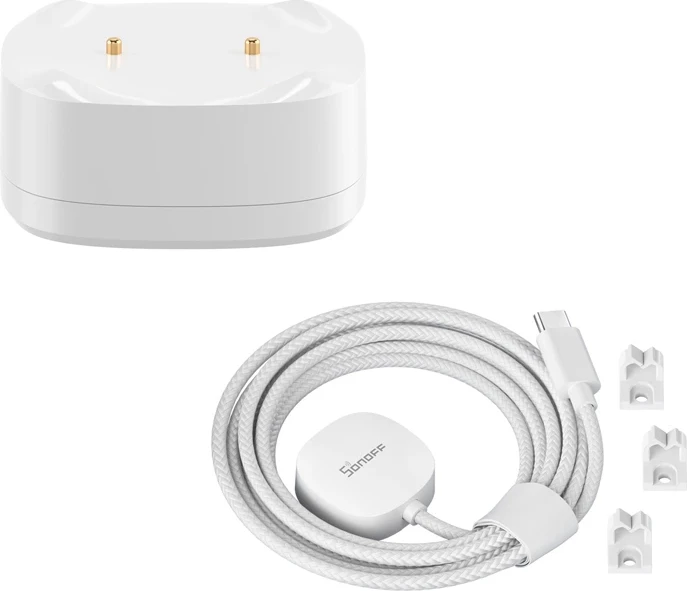 Set senzorjev za puščanje vode ZigBee, Sonoff SNZB-05P s kablom WLDC200, bel