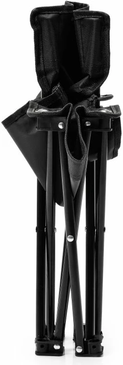 Zložljiva kamping stol Meteor, črn