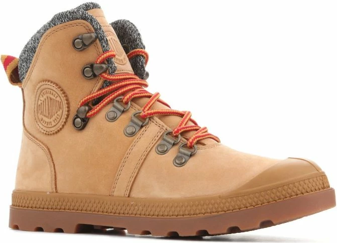 Visoke čizme Palladium Pallabrouse za ženske, rjava