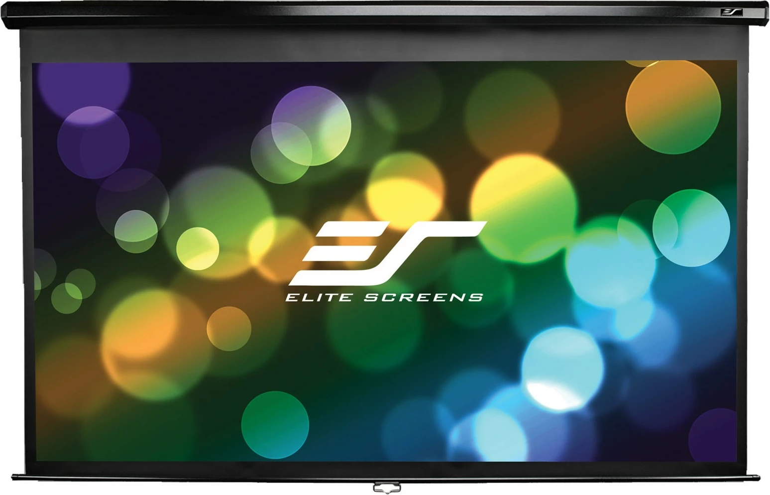 Projektorski ekran, Elite Screens M92UWH, ročni, 92 palcev, 16:9, črn