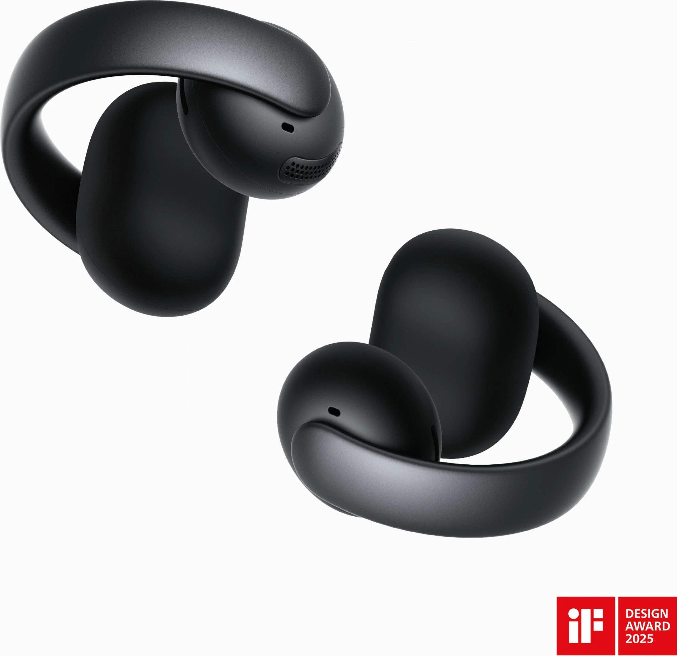 Klip-na slušalke Soundcore AeroClip, črne