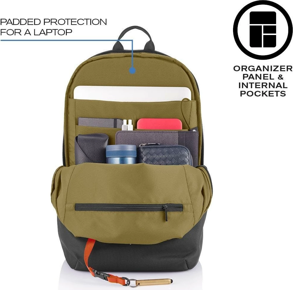 Nahrbtnik XD DESIGN BOBBY SOFT, 13-16L, črn