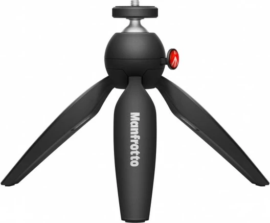 Superkardioidni mikrofon za mobilne naprave Sennheiser MKE 400 Mobile Kit s stativom Manfrotto, moder