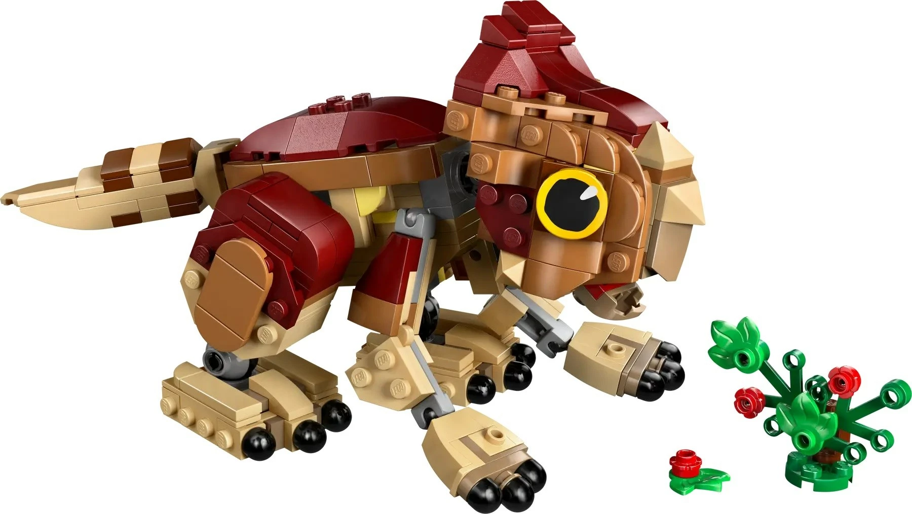 Model majhnega dinozavra Dolores Aquilops, LEGO Jurassic World 76970