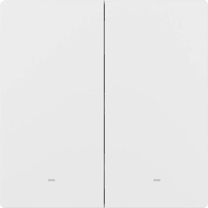 Pametni stikalo z dotikom, Sonoff ZBM5-2C-86W, Zigbee, 2 kanala, belo