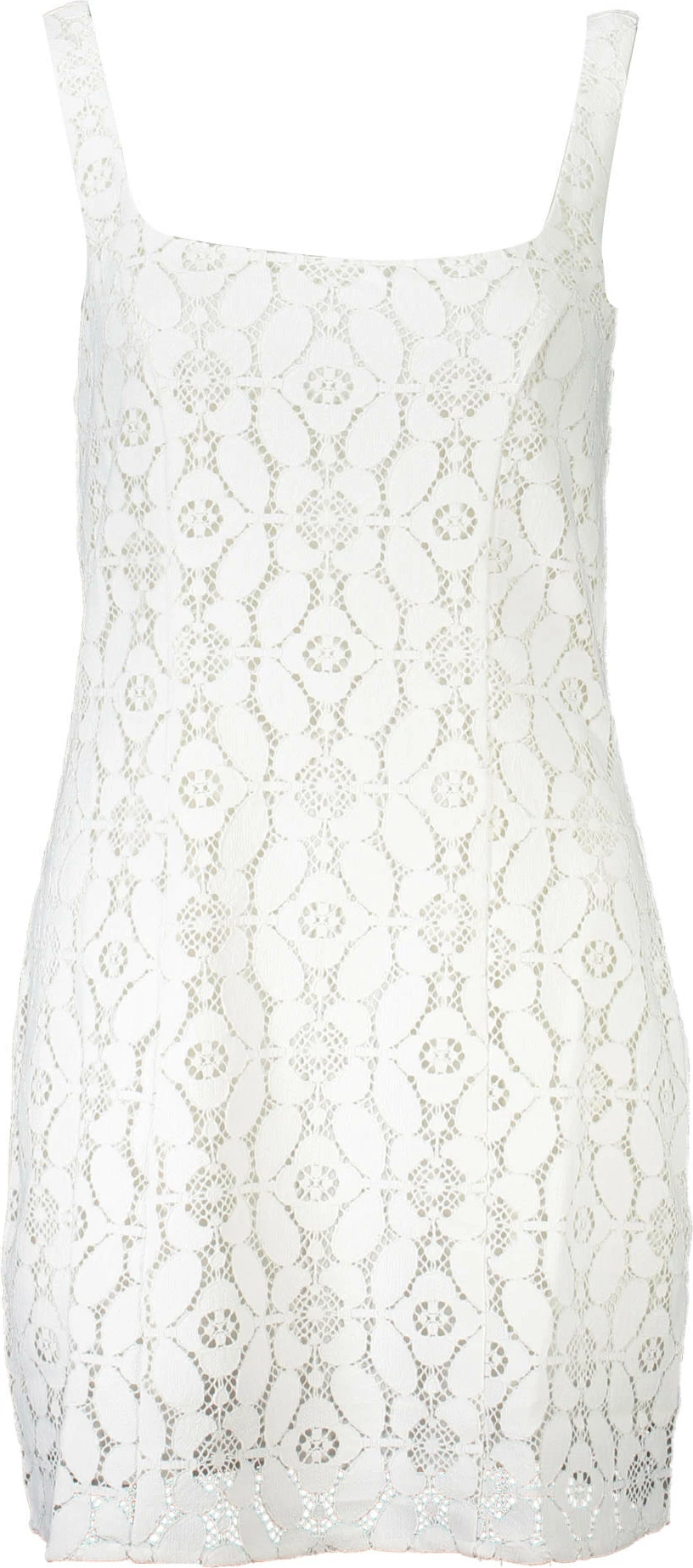 Kratka ženska obleka Desigual, bela